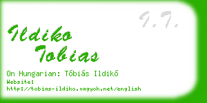 ildiko tobias business card